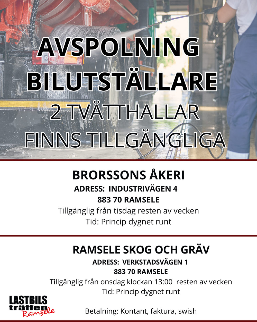 Info om avspolning